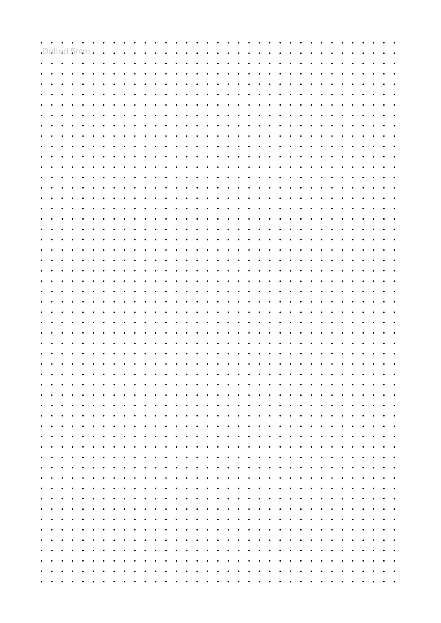 Dotted 5mm
