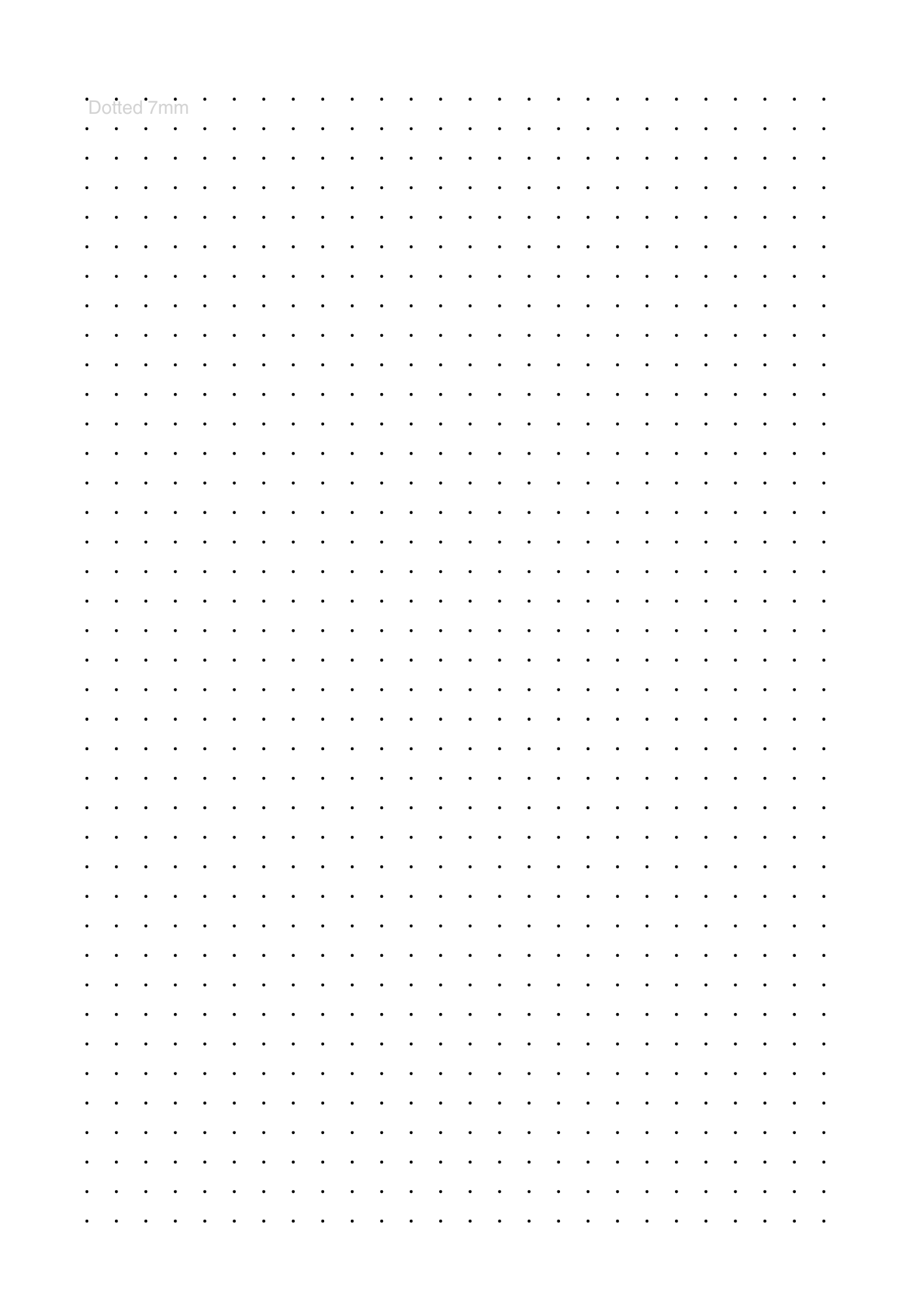 Dotted 7mm